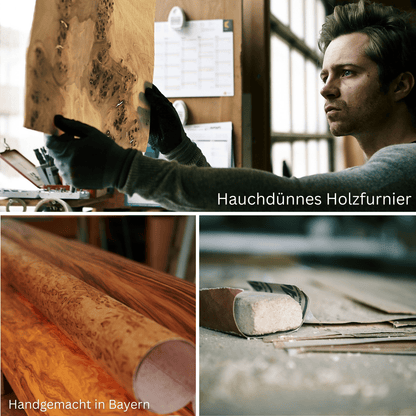 LeuchtNatur Stehleuchte Holzfurnier Stehlampe Arbor von LeuchtNatur | Handgemacht in Eiche