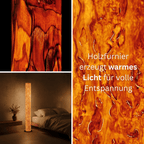 LeuchtNatur Stehleuchte Holzfurnier Stehlampe Arbor von LeuchtNatur | Handgemacht in Eiche