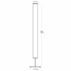 LeuchtNatur Stehleuchte Holzfurnier Stehlampe Columna von LeuchtNatur | handgemacht in Birke Maser mit Stab