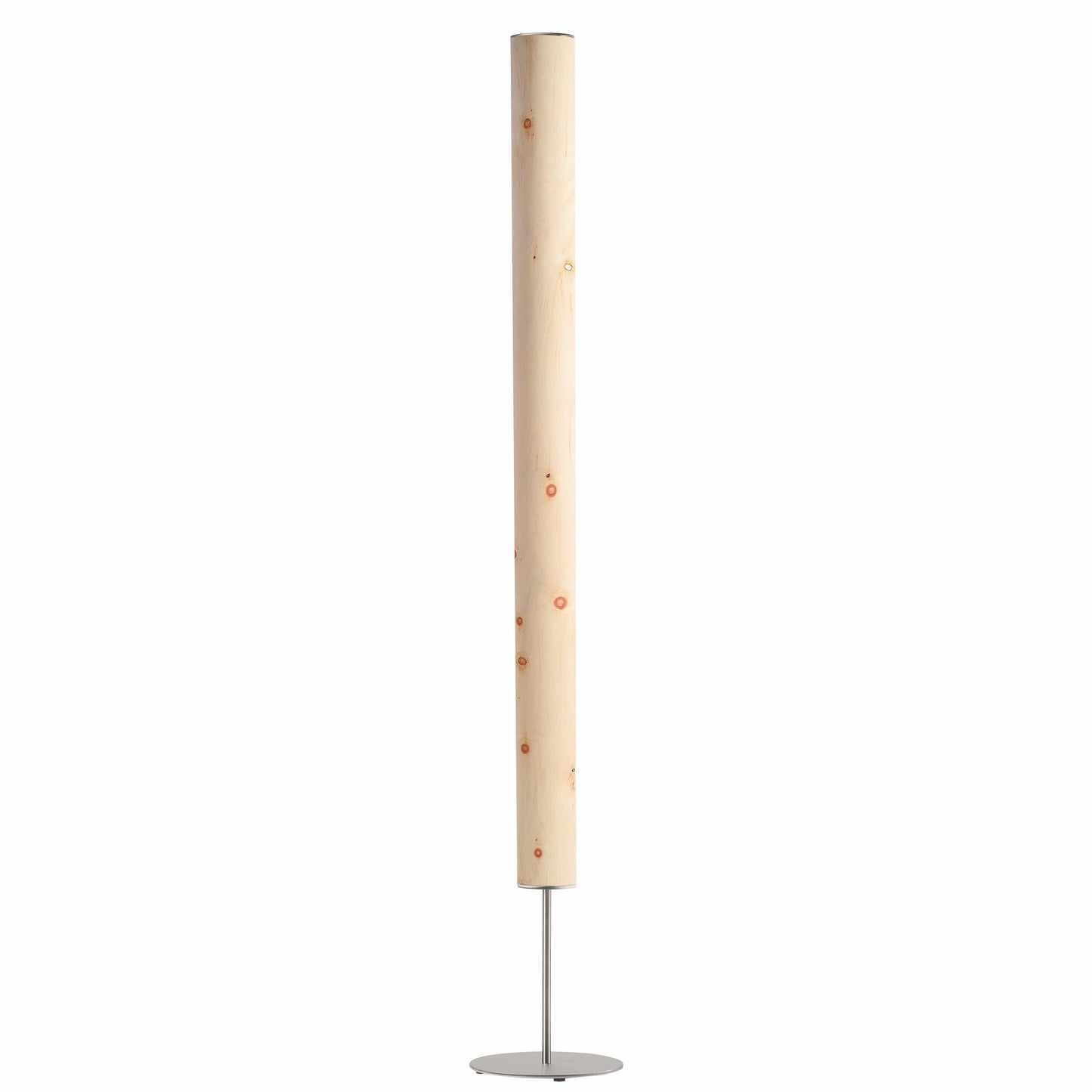 LeuchtNatur Stehleuchte Holzfurnier Stehlampe Columna von LeuchtNatur | handgemacht in Zirbe mit Stab