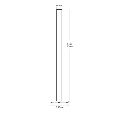 LeuchtNatur Stehleuchte Holzfurnier Stehlampe Gracia von LeuchtNatur | handgemacht in Birke Maser
