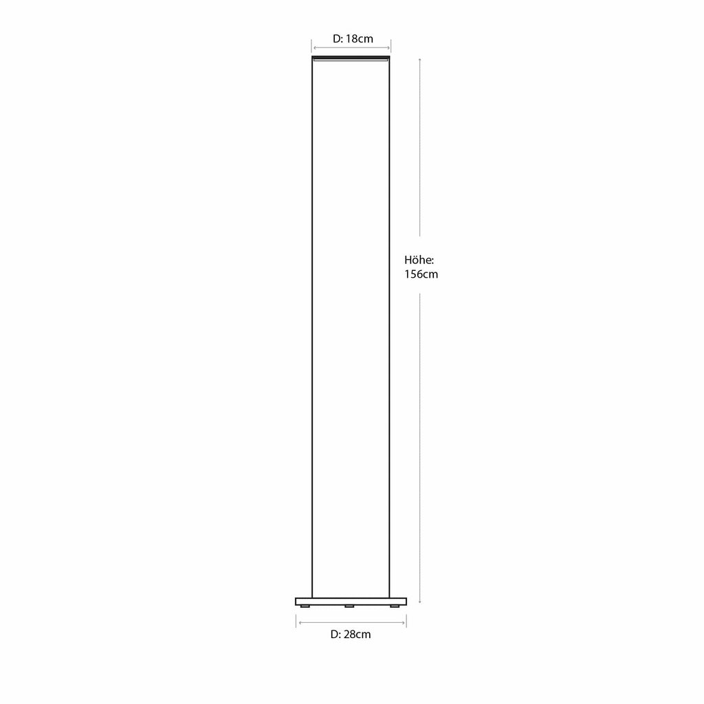LeuchtNatur Stehleuchte Holzfurnier Stehlampe Lucerna von LeuchtNatur | Handgemacht in Pappel Maser