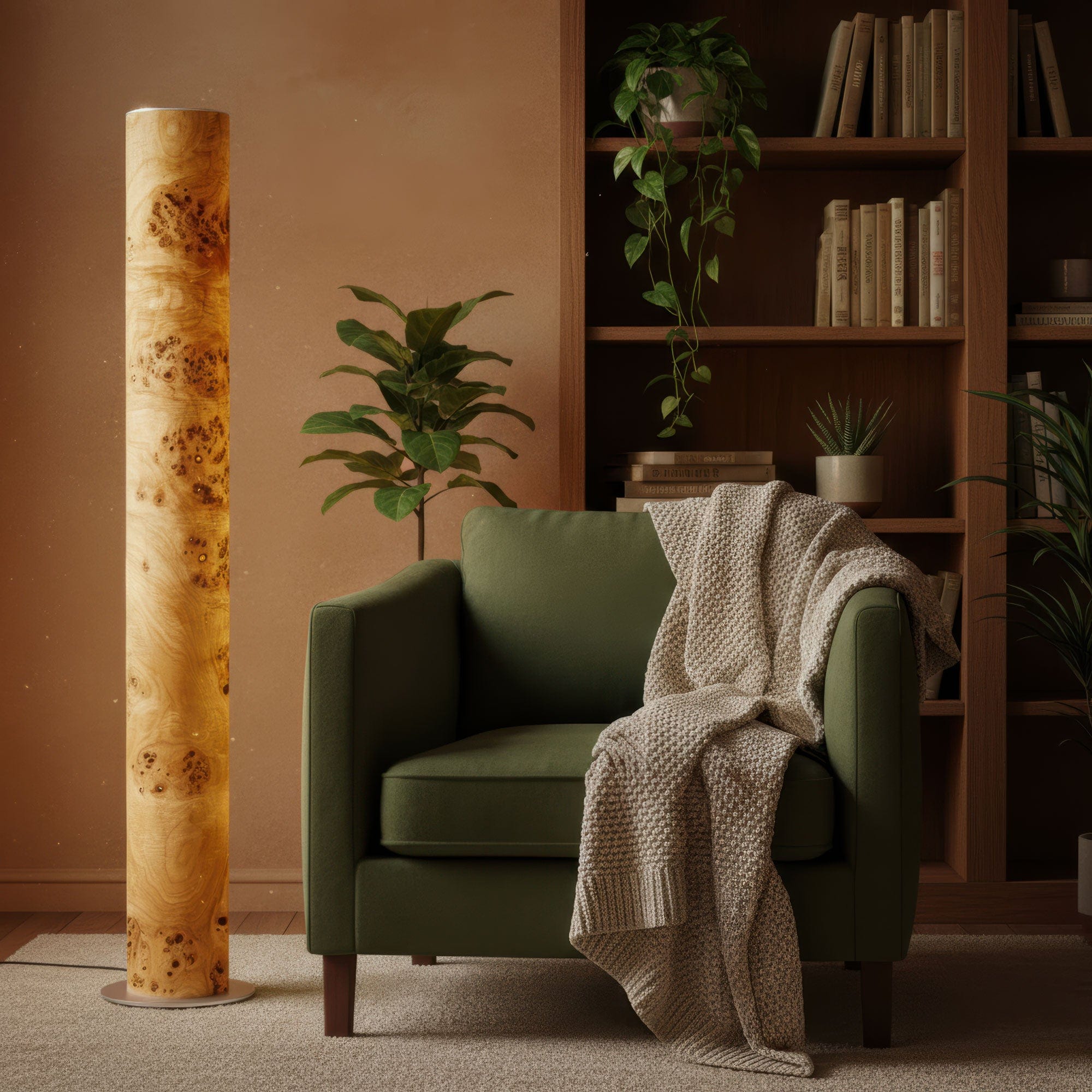 LeuchtNatur Stehleuchte Lucerna Stehlampe Pappel