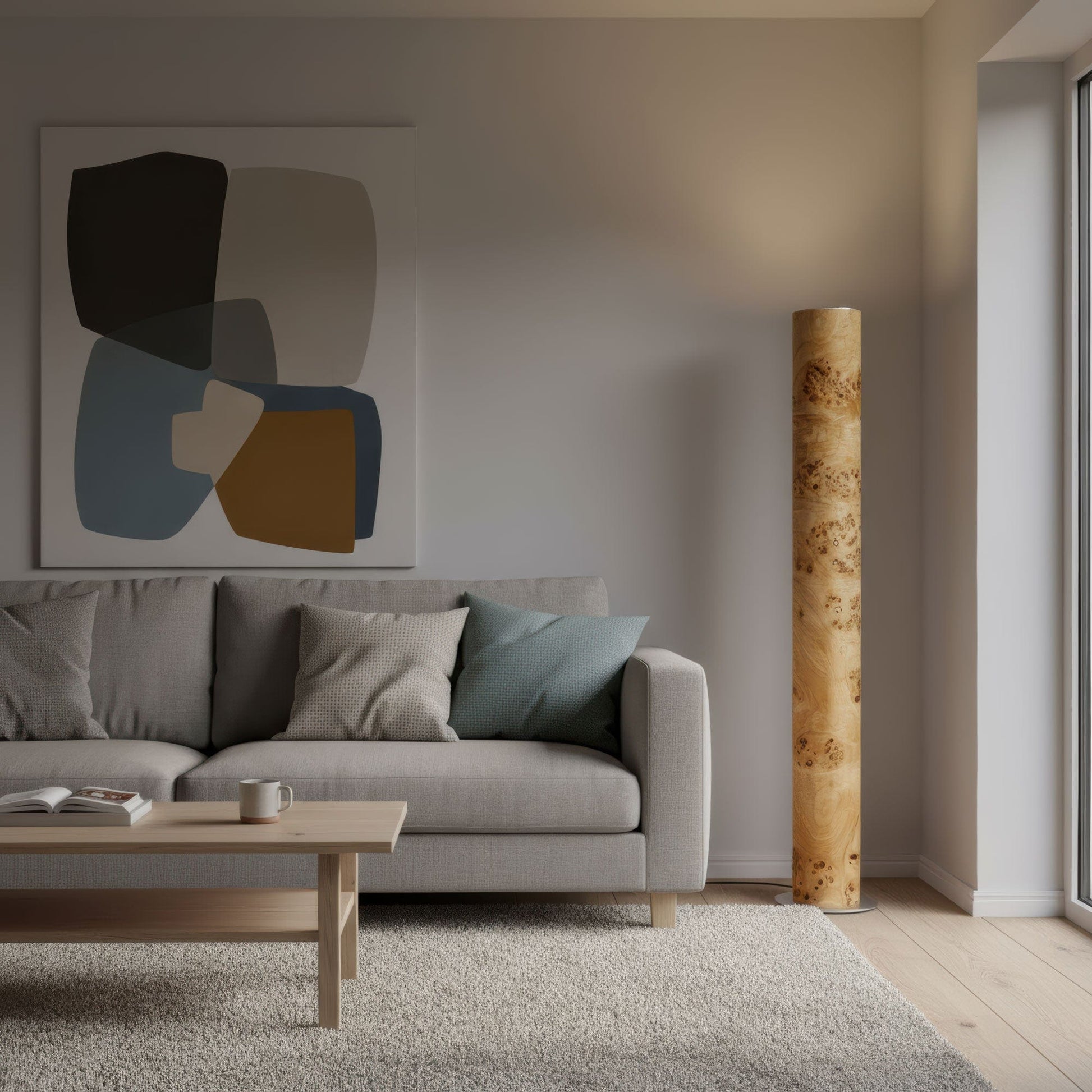 LeuchtNatur Stehleuchte Lucerna Stehlampe Pappel