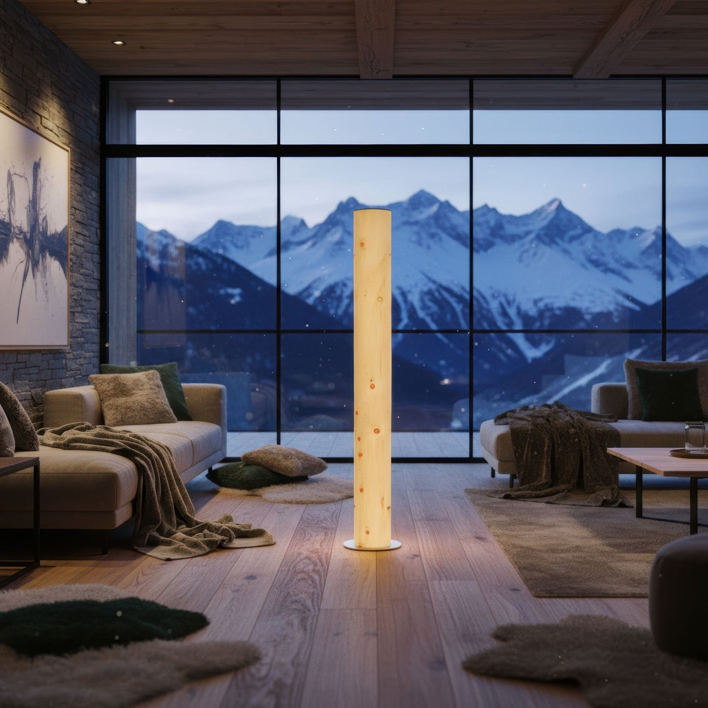 LeuchtNatur Stehleuchte Lucerna Stehlampe Zirbe