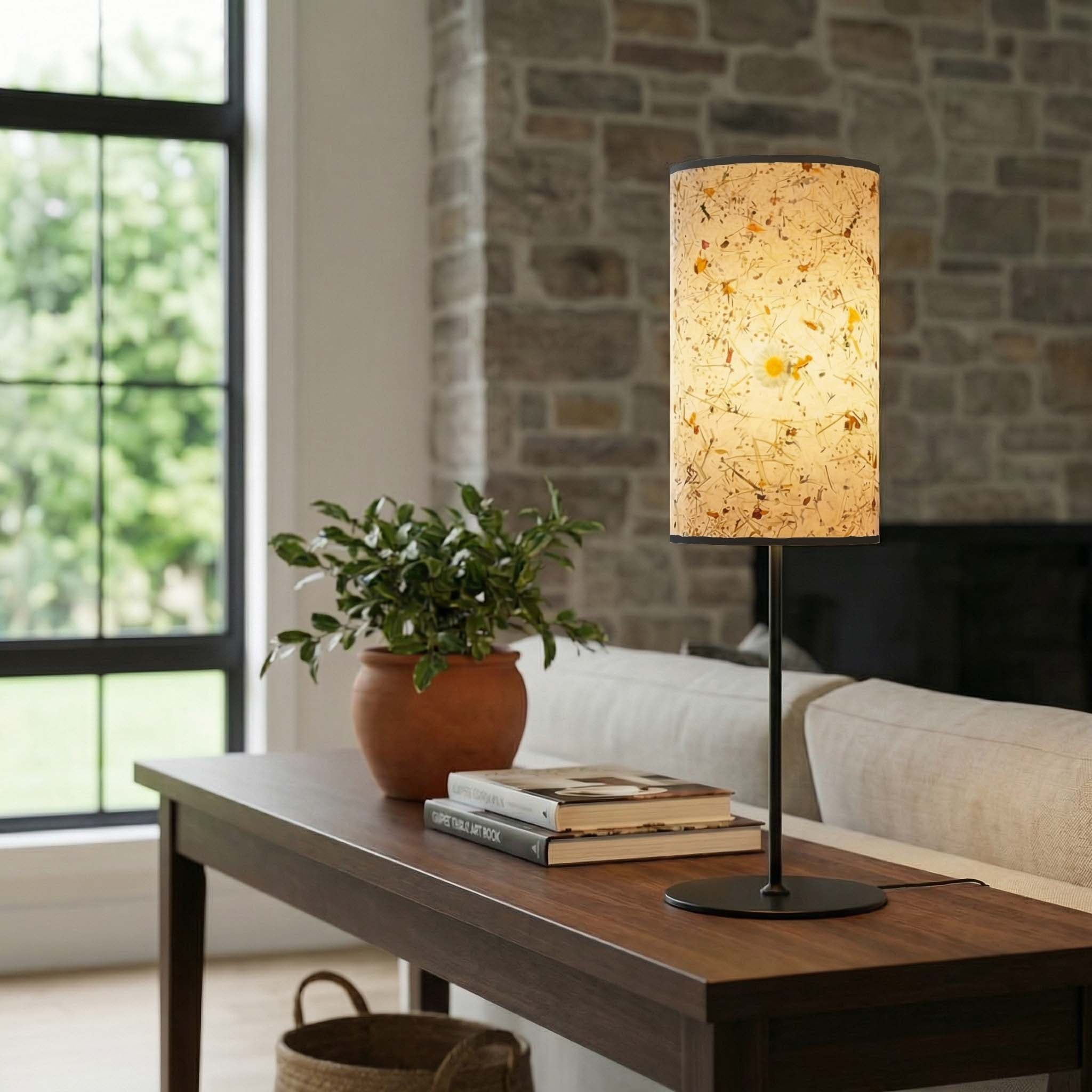 LeuchtNatur Tischleuchte Almwiese Light / Schwarz Arboreus