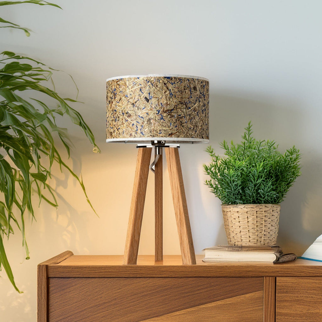 Leuchtnatur Tischleuchte Ligna Tischleuchte Kornblume