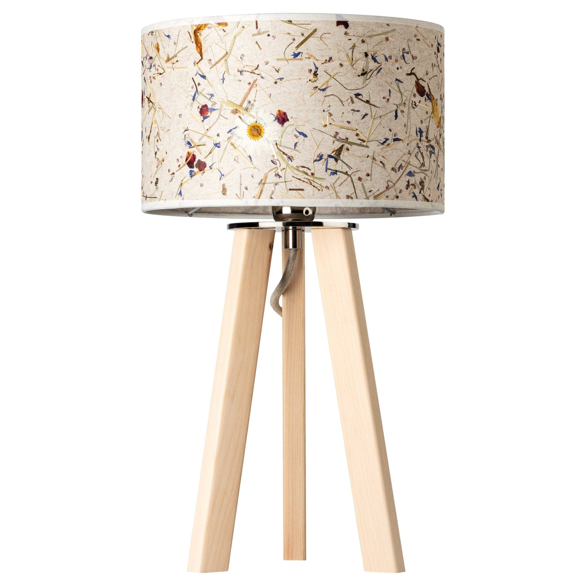 Leuchtnatur Tischleuchte Ligna Almwiese light Zirbe