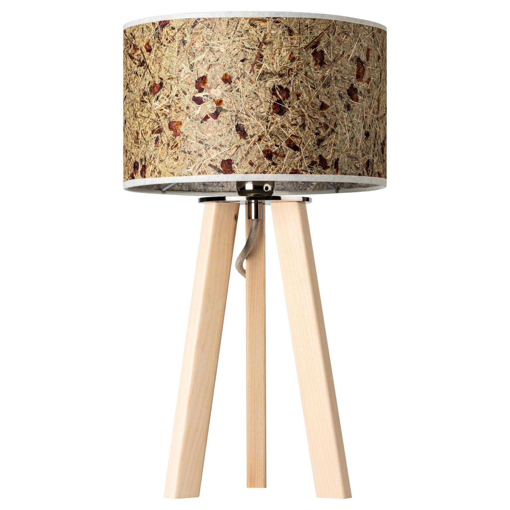 Leuchtnatur Tischleuchte Ligna Rosenblüte Zirbe