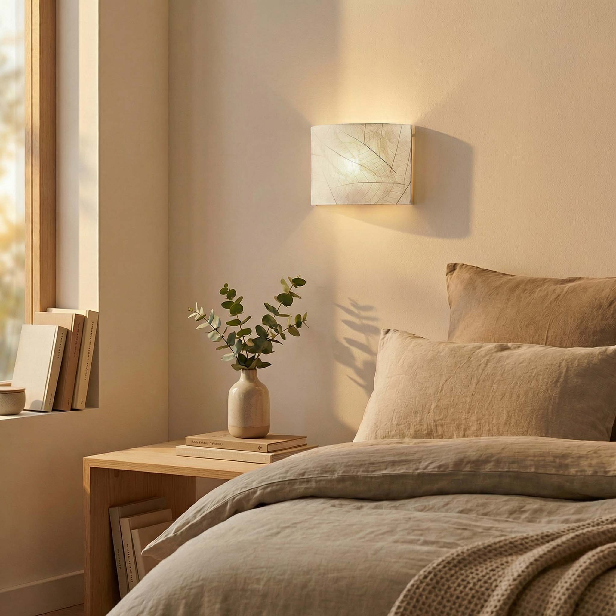 LeuchtNatur Wandlampe Blätter Cortex