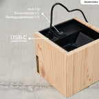 LeuchtNatur Wandleuchte Cubus