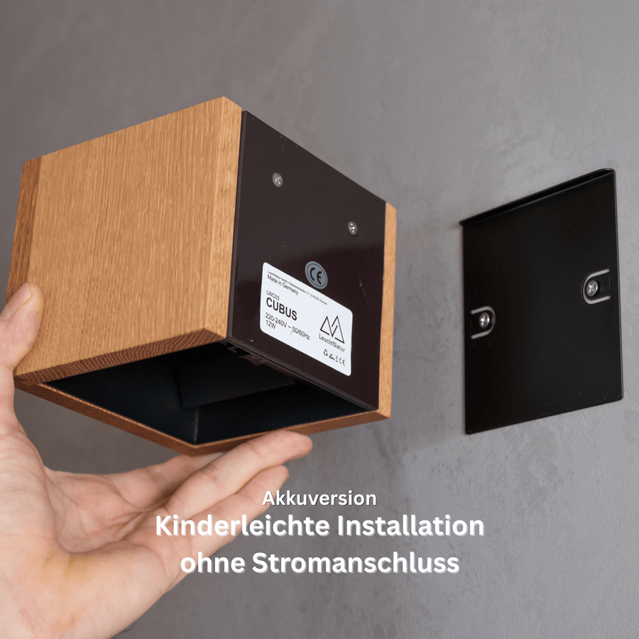 Einfache Montage mit Magnetplatte 