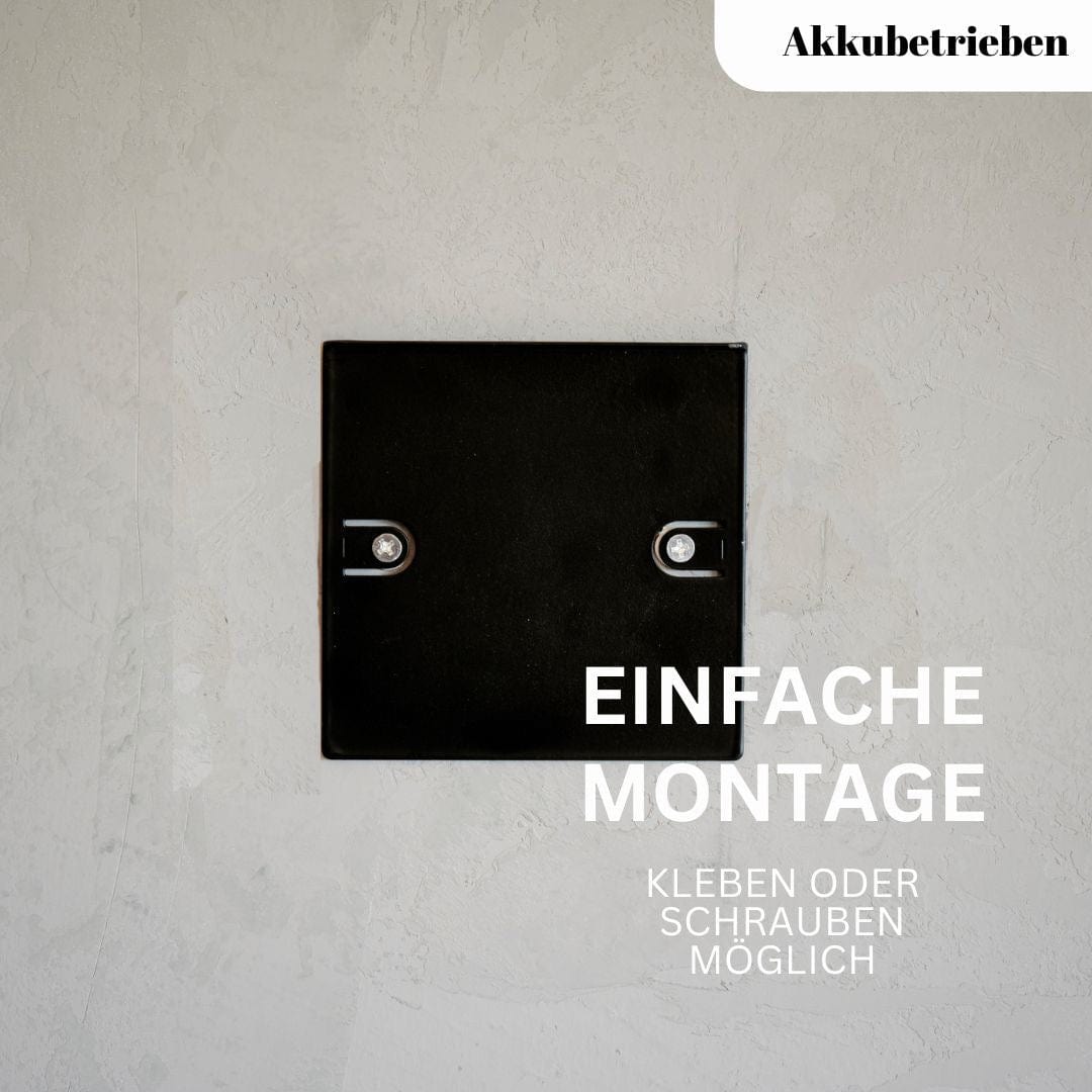 LeuchtNatur Wandleuchte Cubus Wandleuchte schwarz