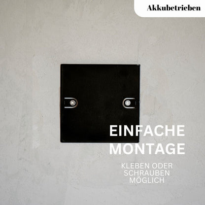 LeuchtNatur Wandleuchte Cubus Wandleuchte schwarz