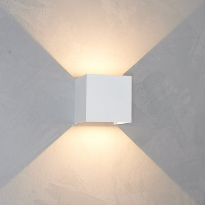 LeuchtNatur Wandleuchte Cubus Wandleuchte weiß