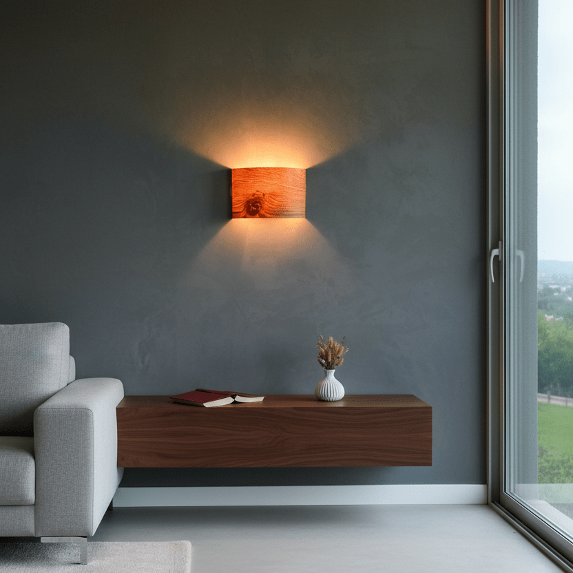 LeuchtNatur Wandleuchte Holzfurnier Wandleuchte Cortex von LeuchtNatur | Eiche