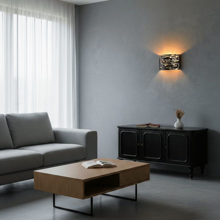 LeuchtNatur Wandleuchte Holzfurnier Wandleuchte Cortex von LeuchtNatur | Nero