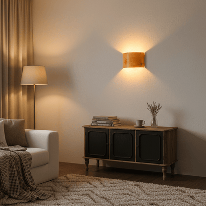 LeuchtNatur Wandleuchte Holzfurnier Wandleuchte Cortex von LeuchtNatur | Zirbe