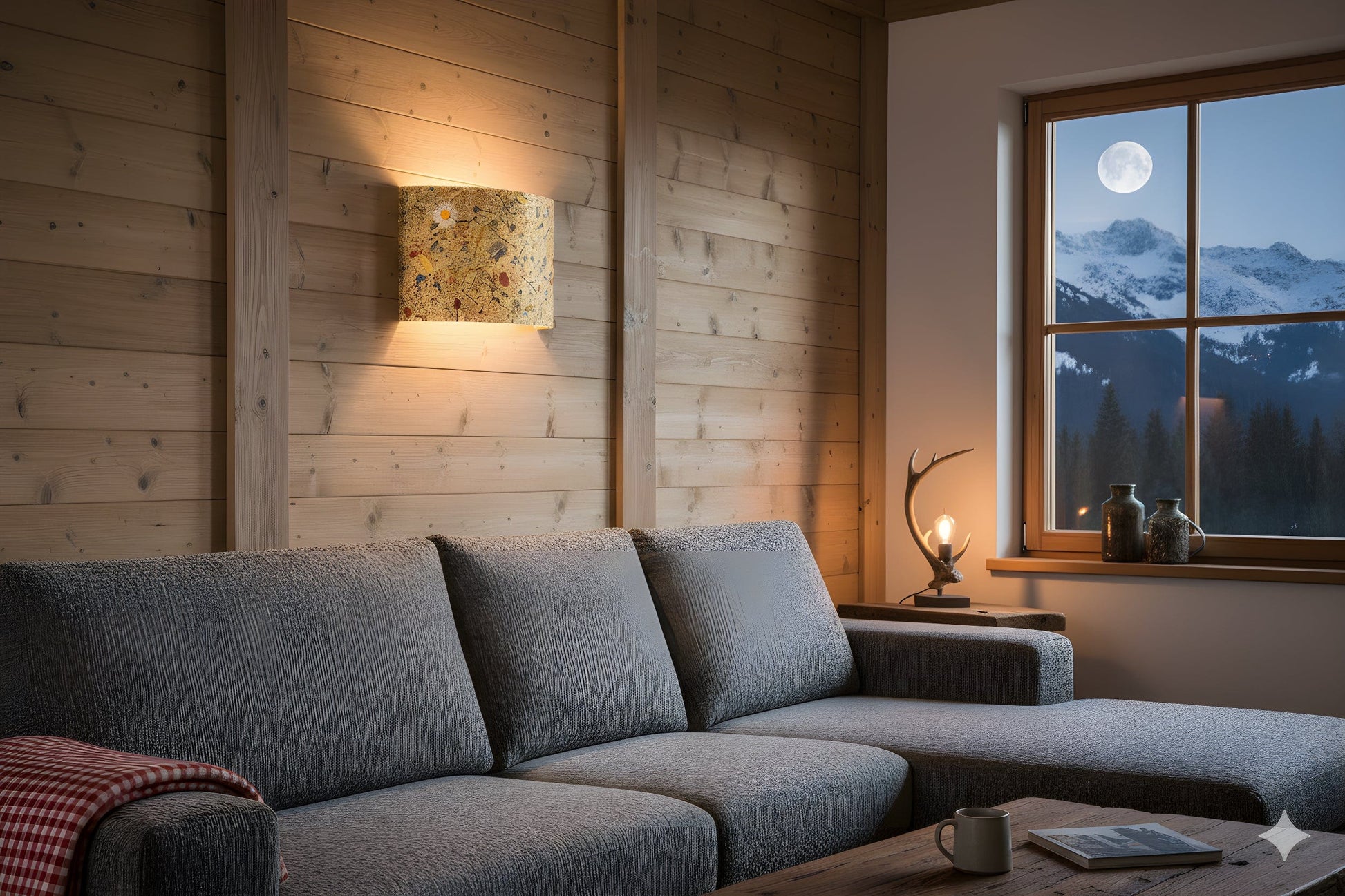 LeuchtNatur Wandleuchte Natur Wandleuchte Cortex von LeuchtNatur | Almwiese