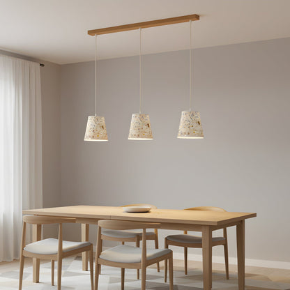 Leuchtnatur Weiß Natur Pendelleuchte Konus 3er Set von LeuchtNatur | Handgemacht in Almwiese light