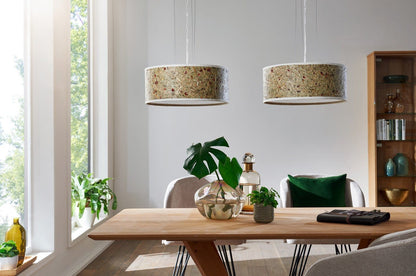 LeuchtNatur Hängeleuchte Discus Hängelampe Rosenblüte