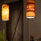 LeuchtNatur Hängeleuchte Nux Pendelleuchte Nussbaum europäisch