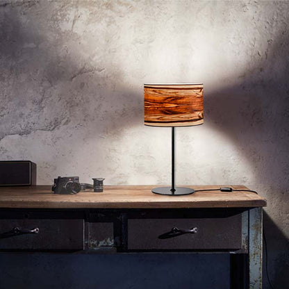 LeuchtNatur Tischleuchte Arboreus 2 Tischlampe Nussbaum Satin