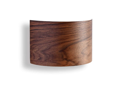 LeuchtNatur Wandleuchte Cortex Wandleuchte Nussbaum europäisch