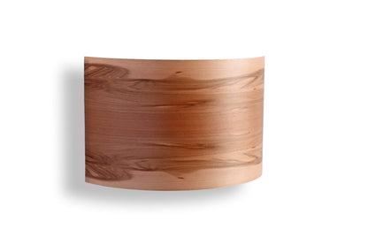 LeuchtNatur Wandleuchte Cortex Wandleuchte Nussbaum satin