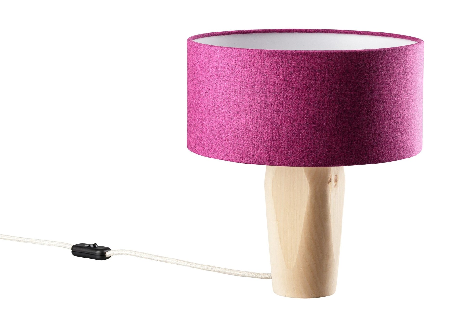Pura Nachttischlampe Pink Zirbe - Tischleuchte/Nachttischlampe - Leuchtnatur